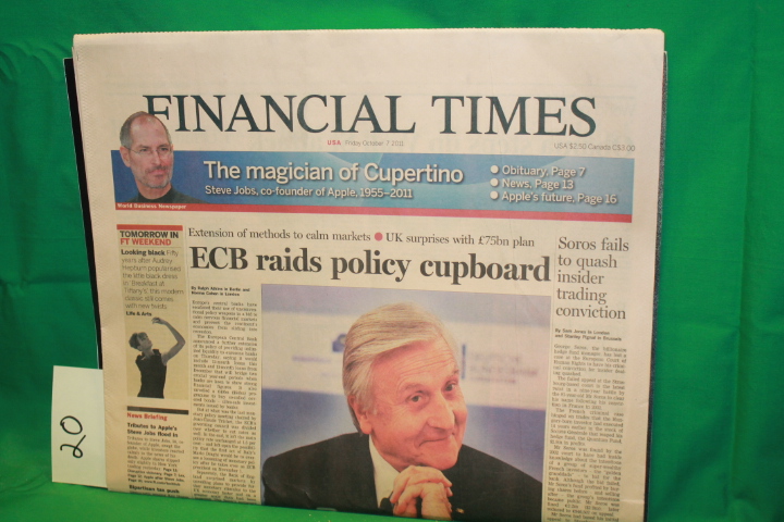 Jobs, Steve; Financial Times: Financial Times Friday October 7, 2011 (The Mag...