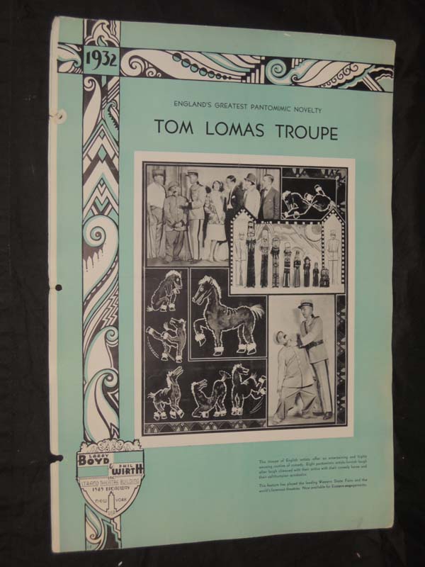 Larry Boyd & Phil Wirth Inc. Strand ...: Tom Lomas Troupe: England's Greatest...