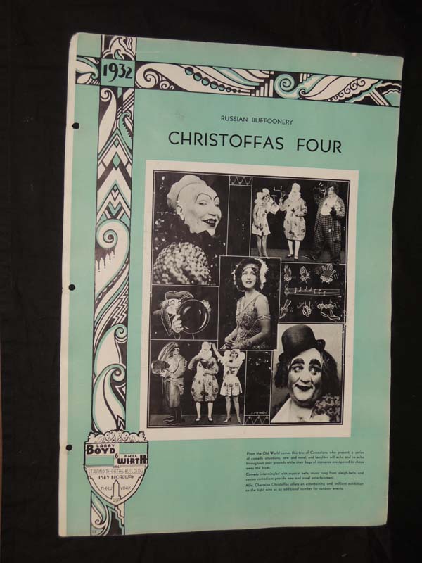 Larry Boyd & Phil Wirth Inc. Strand ...: Christoffas Four: Russian Buffoonery...