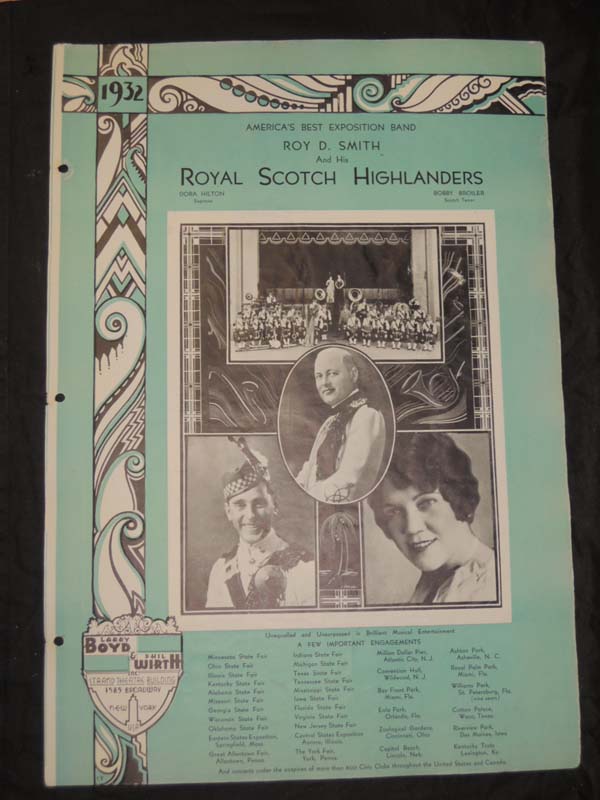 Larry Boyd & Phil Wirth Inc. Strand ...: Roy D. Smith and His Royal Scotch Hi...