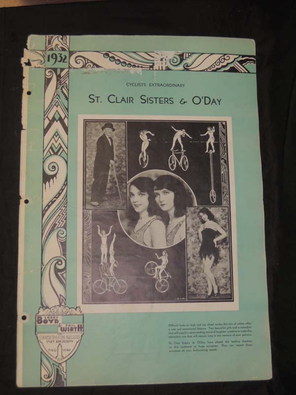 Larry Boyd & Phil Wirth Inc. Strand ...: St. Clair Sisters & O 'Day: Cyclists...