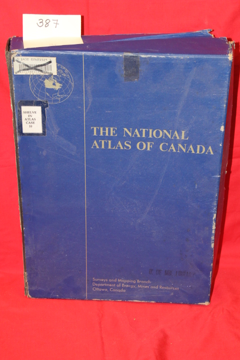 DEPARTMENT OF ENERGY  MINES: THE NATIONAL ATLAS OF CANADA