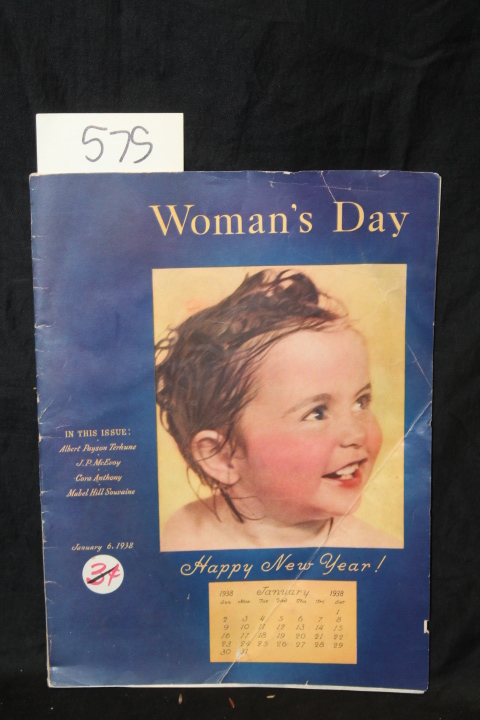 Terhune, Albert Payson; J. P. McEvoy...: Woman's day January 6, 1938 Vol ! nu...