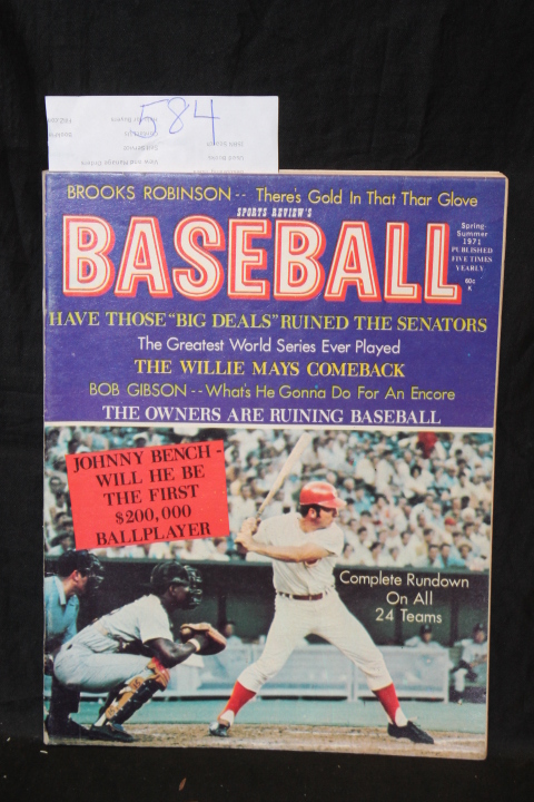 Camelli, Allen; WILLIE MAYS, JOHNNY ...: Sports Review's Baseball Magazine S-...