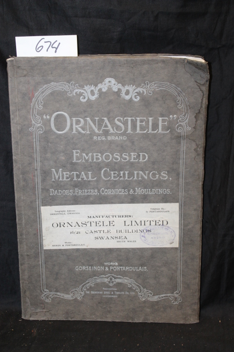 Ornastele: Ornastele Embossed Metal Ceilings Dadoes Friezes Cornices & Mouldings