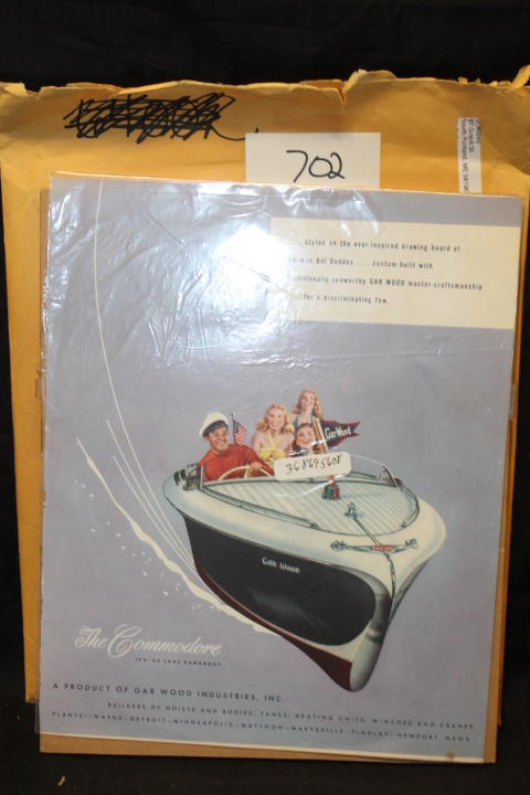 Gar Wood: Gar Wood Advertisement  Commodore  19 Ft. 6