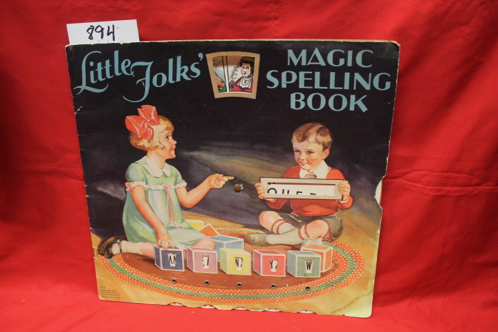 Whitman Publishing Co.: Little Folk's Magic Spelling Book 6 MECHANICAL WHEELS