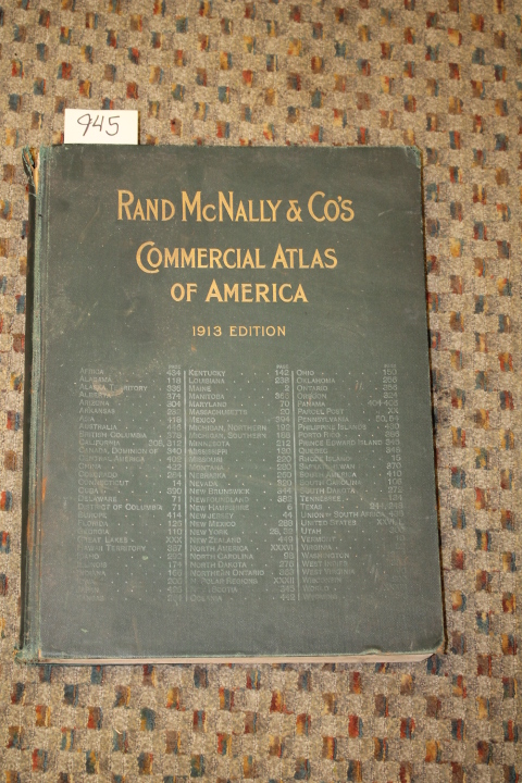 Rand McNally & Co.: Rand McNally & Co.'s Commercial Atlas of America