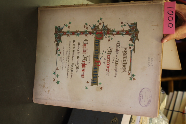 Blackburne, E. L.: Sketches Graphic and Descriptive for a History of the Deco...