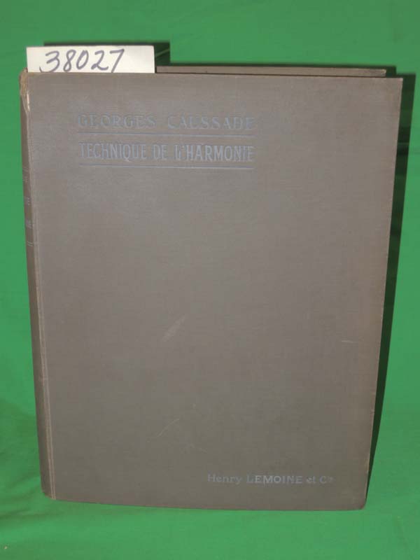 Caussade, Georges: Technique De L'Harmonie