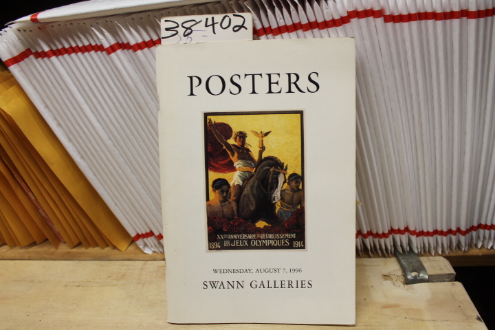 Swann Galleries: Posters Swann Galleries Wednesday, August 7, 1996