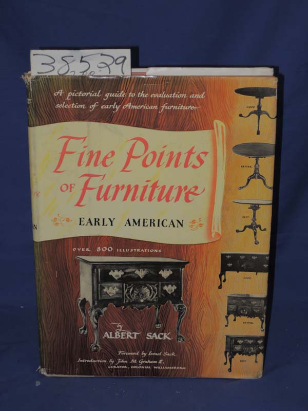 Sack, Albert: Fine Points Of Furniture