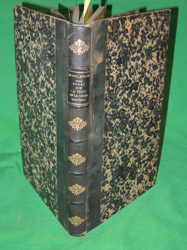 DeFollenville, Daniel ; Henri-Benjam...: Essai Sur La Vente De La Chose D'Autrui