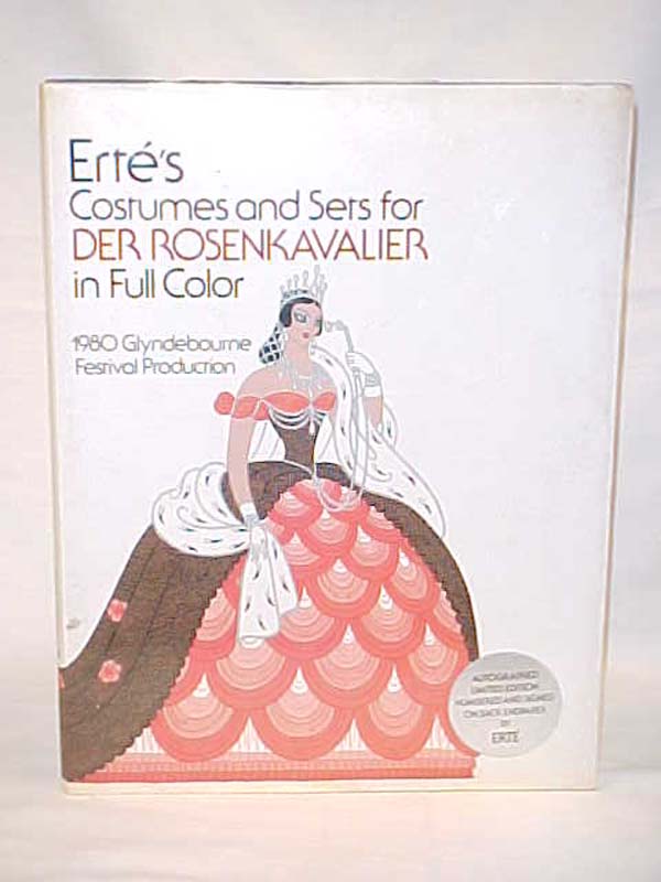 Erte, Autographed limited edition: Erte's Costumes and Sets for Der Rosenkava...