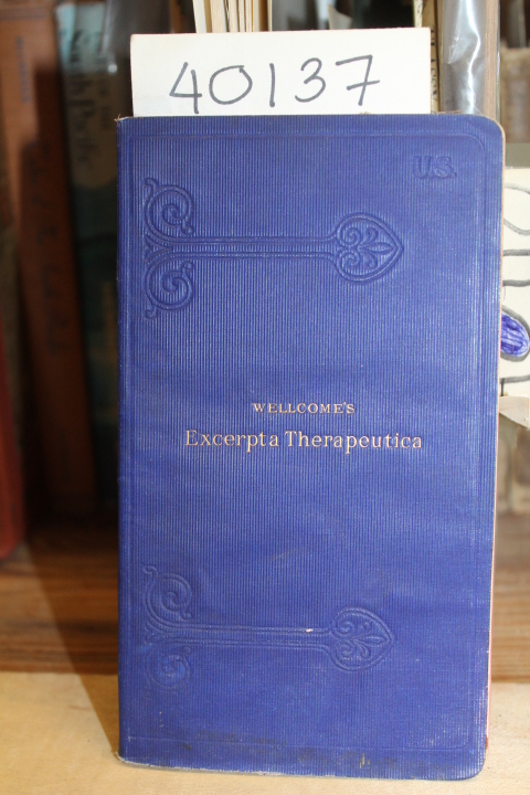 Burroughs wellcome & Co. (U.S.A)  Inc.: Wellcome's Excerpta Therapeutica