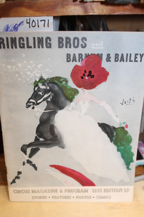 Ringling Bros: 1956 Ringling Bros Barnum and Bailey Circus Magazine HARRY S DUBE