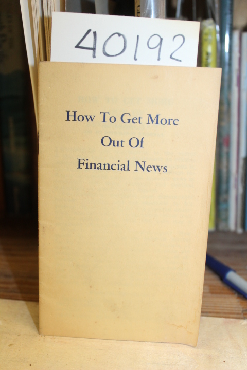 Barron's Publishing: How To Get More Out Of Financial News