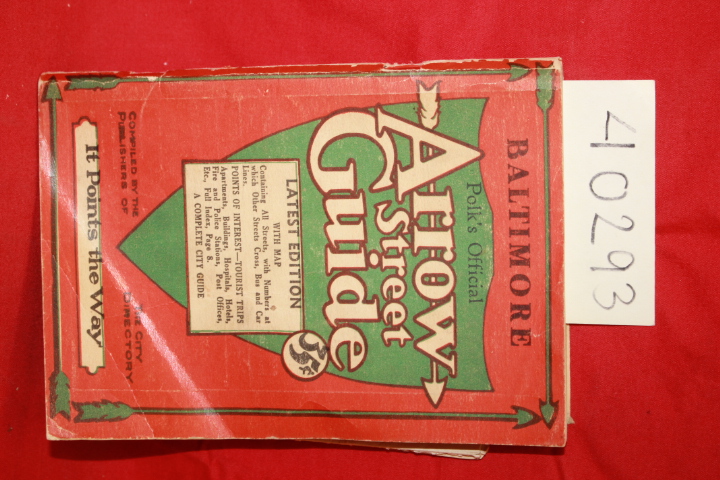 The Publishers of the City Directory: Polk's Official Arrow Street Guide of B...