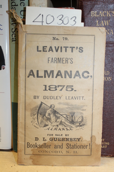 Leavitt, Dudley: Leavitt's Farmer's Almanac, 1875