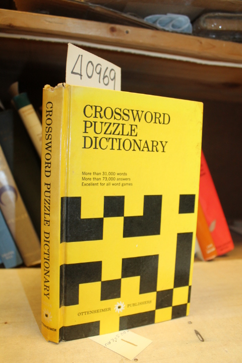 Melnicove, Bettye F.: Crossword Puzzle Dictionary