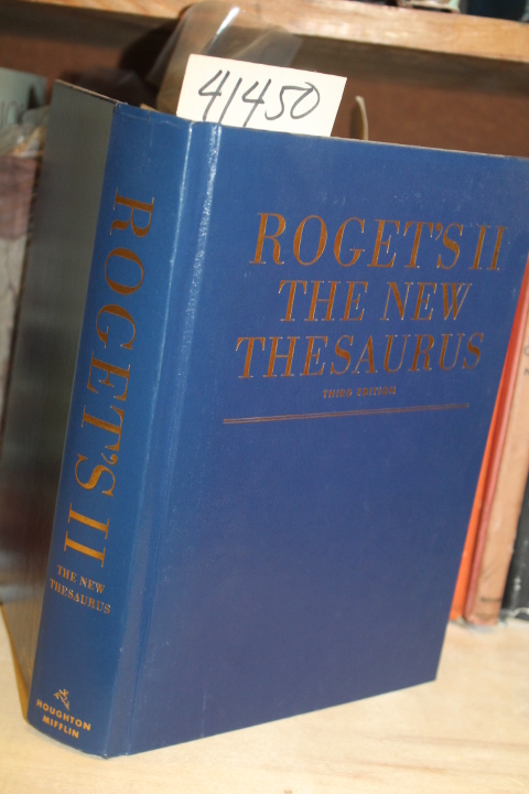 Masters, Robert ; Dictionaries, American Heritage: Roget's II: The New Thesaurus