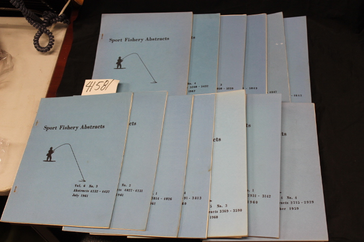 LaPointe, Donald F. (Editor): SPORT FISHERY ABSTRACTS