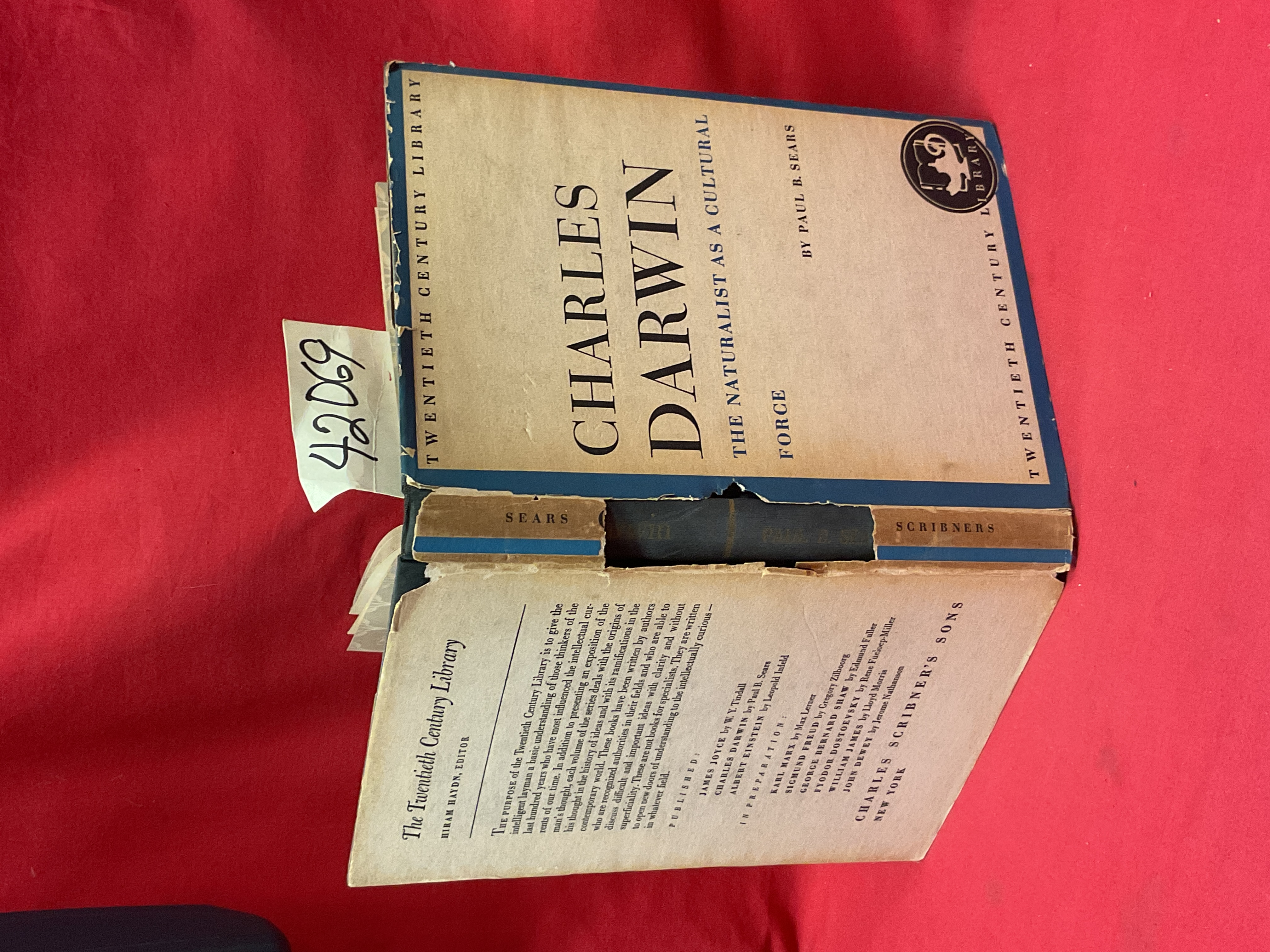 Sears, Paul B.: Charles Darwin: The Naturalist As A Cultural Force