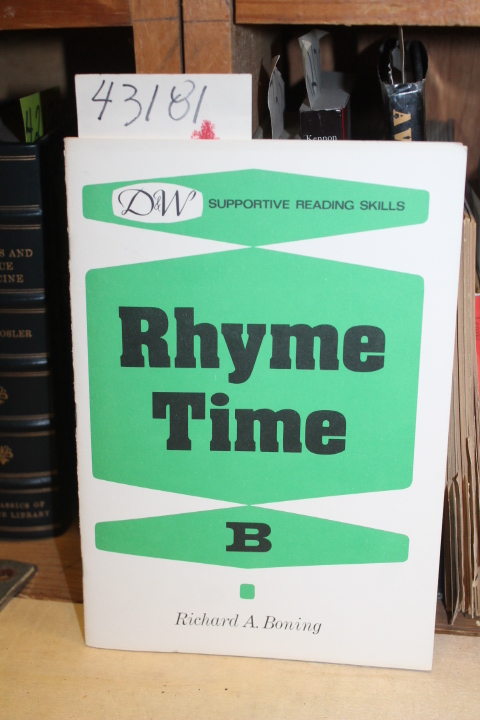 Boning, Richard A.: Rhyme Time B.  Supportive Reading Skills