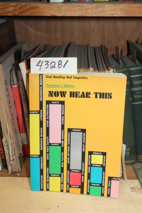 Dawson, Mildred A. & Newman, Georgiana: Oral Reading And Linguistics:  Now He...