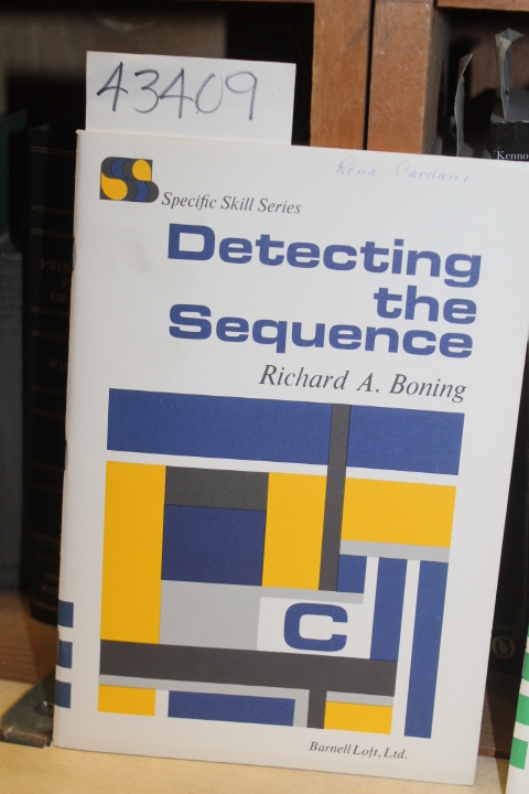 Boning, Richard A.: Detecting the Sequence Book C