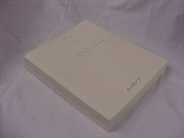 Sotheby's: The Estate Of Jacqueline Kennedy Onassis April 23-26, 1996