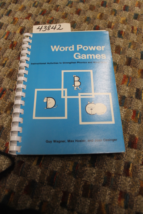 Wagner, Guy; Hosier, Max and Cesinge...: Word Power Games: Instructional Acti...