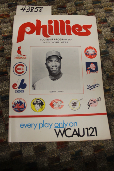 Phillies Baseball: Phillies Baseball Souvenir Program - 1970