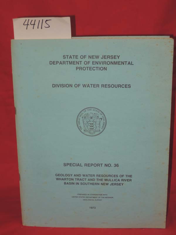 Rhodehamel, Edward C.: Geology And Water Resources Of The Wharton Trct And Th...