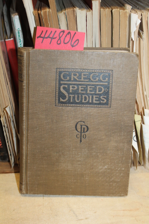 Gregg, John Robert: Gregg Speed Studies