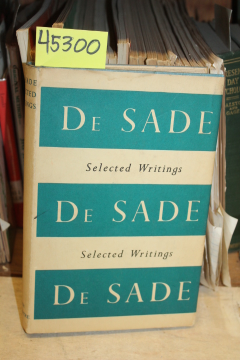 Saint-Yves, Leonard: Selected Writings of De Sade