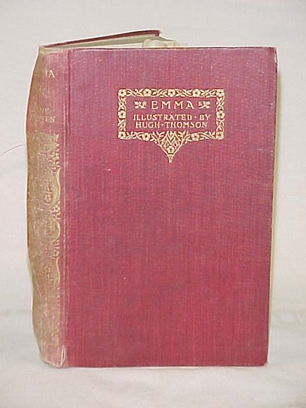 Austen, Jane: Emma, 1902 Red HB, Gilt cover & spine,435 pages Austen, Jane: Emma, 1902 Red HB, Gilt cover & spine,435 pages