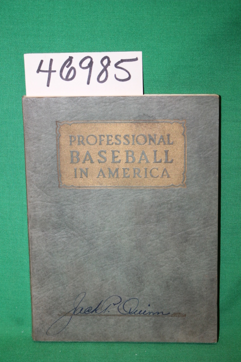 O'Connor, Leslie M.: Professional Baseball in America, The Official Playing R...