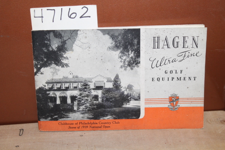 Hagen, Walter: Hagan Ultra Fine Golf Equipment Clubhouse of Philadelphia Coun...