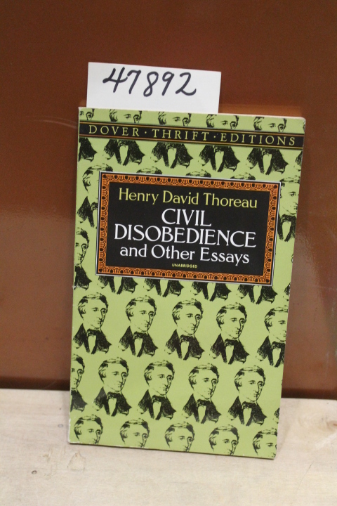 Thoreau, Henry David: Civil Disobedience and Other Essays (Dover Thrift Editi...