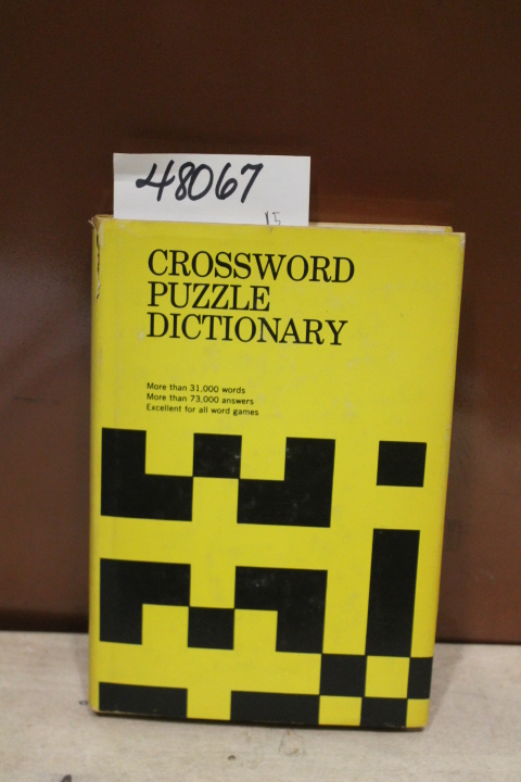 Melnicove, Bettye F.: Crossword Puzzle Dictionary