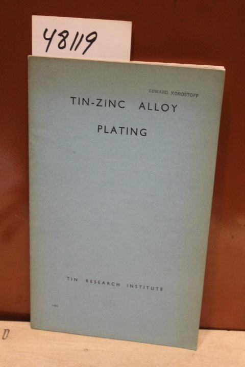 TIN RESEARCH: Tin-Zinc Alloy Plating