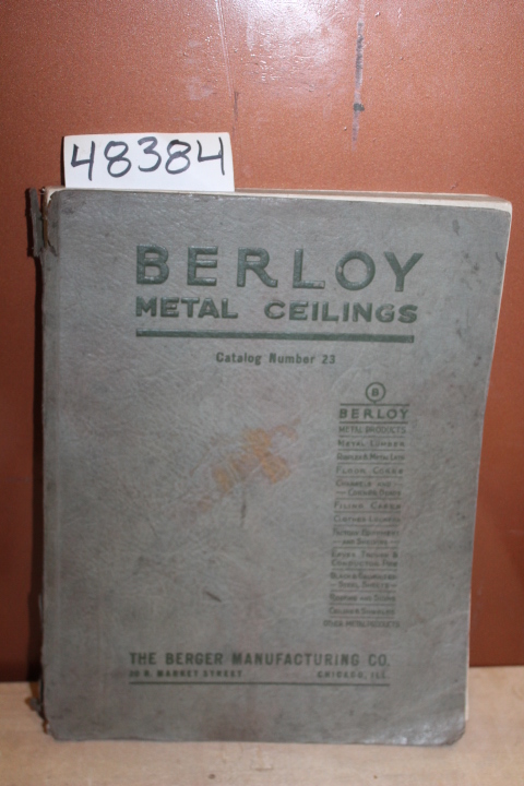 Belroy Manufacturing: Belroy Metal Ceilings a complete line of period designs...