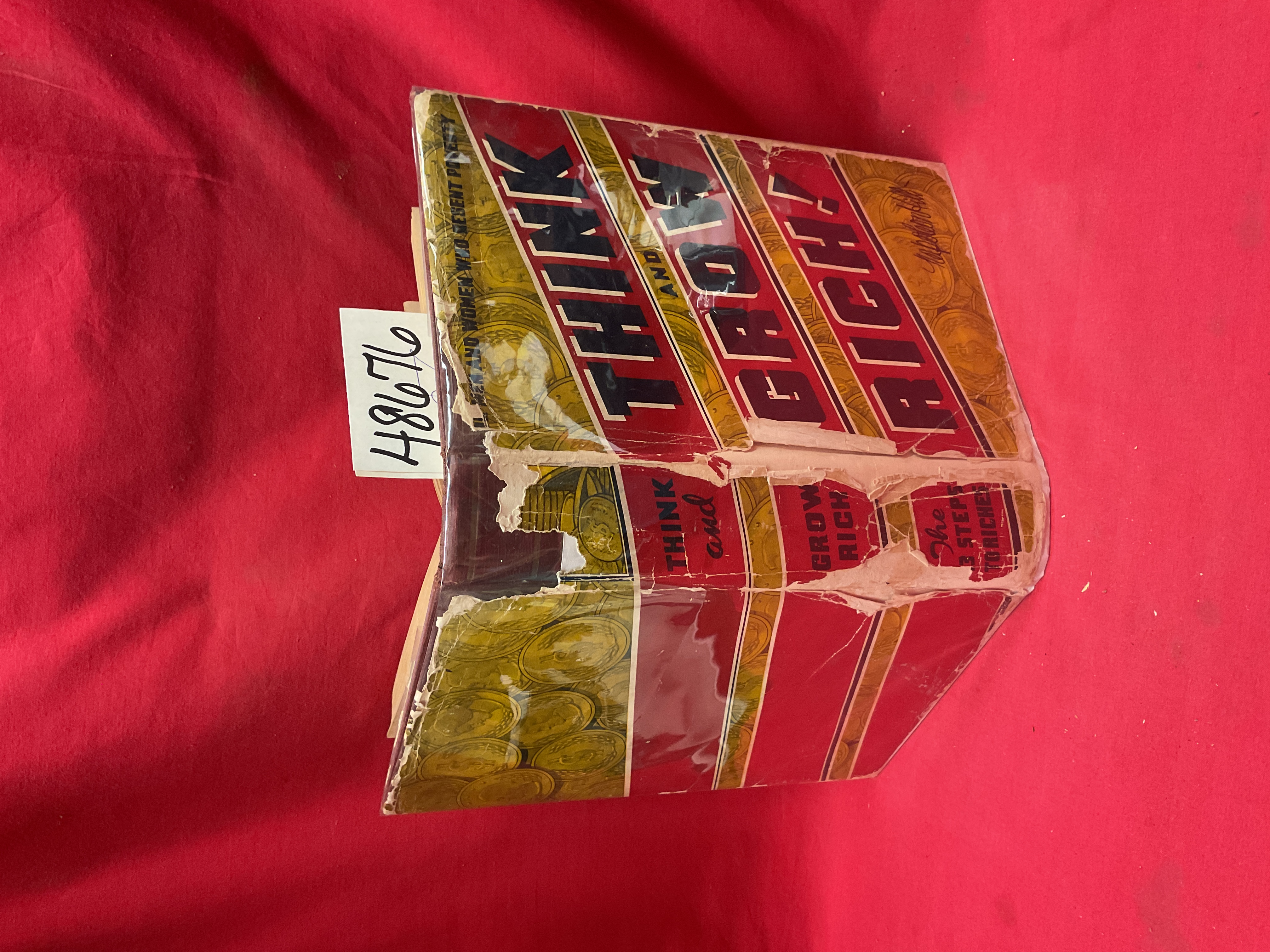 Hill, Napoleon: Think and Grow Rich 1937 DJ TATTERED