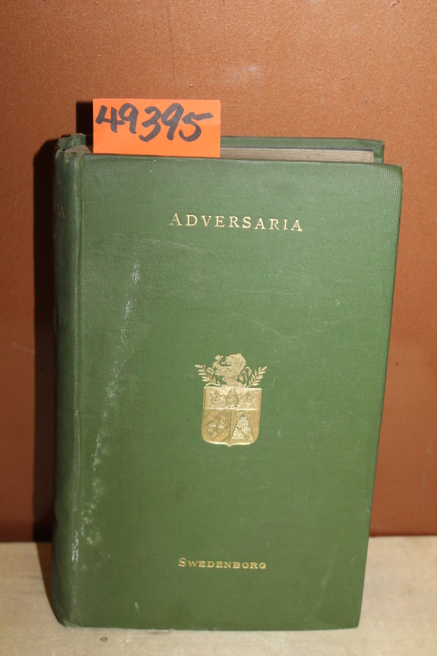 Swedenborg, Emanuel: Adversaria Vol 4