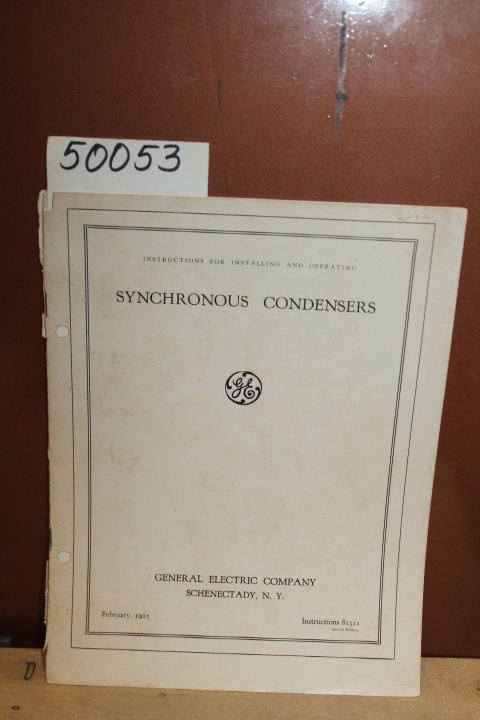 General Electric Company: Synchronous Condensers