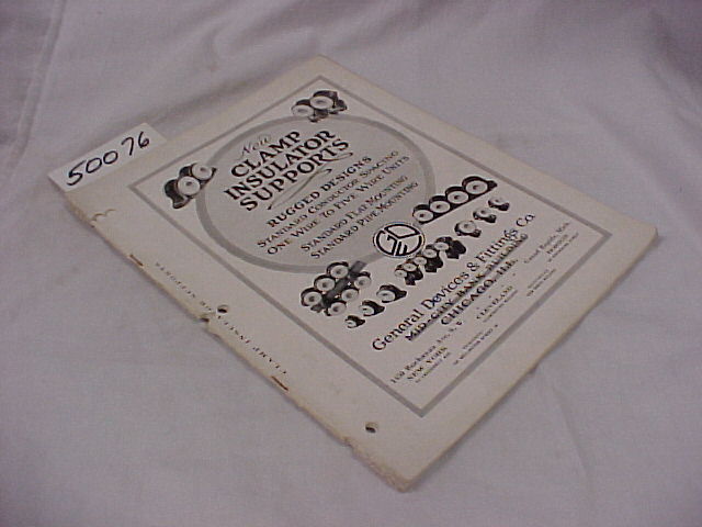 GENERAL DEVICES & FITTINGS: New Clamp Insulator Supports: Rugged Designs, Sta...