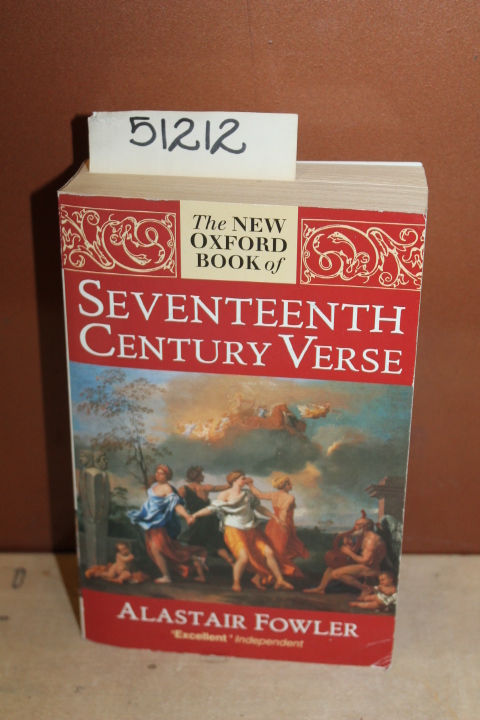 Fowler, Alastair: Seventeenth Century Verse