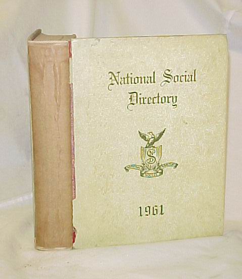 National Social Directory: National Social Directory 1961