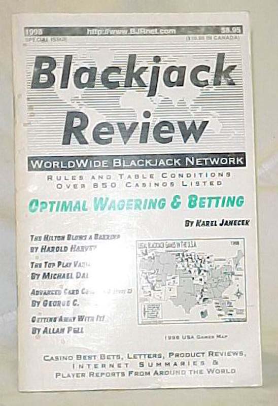 Janecek, Karel, Harvey, Harold, Dalt...: Blackjack Review; Optimal Wagering a...